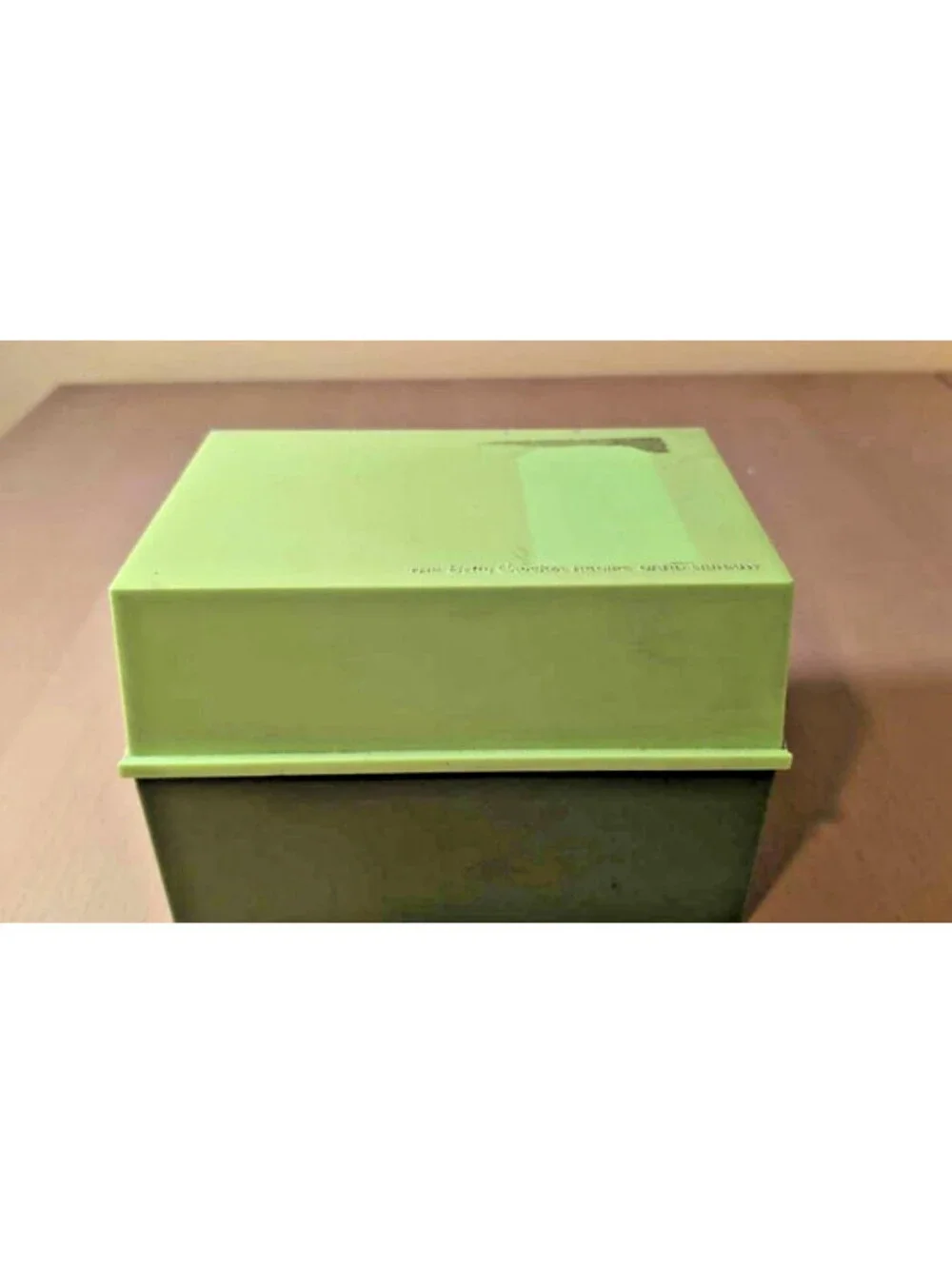 1971 Betty Crocker Recipe Card Library Index Box Retro Avocado Green Complete